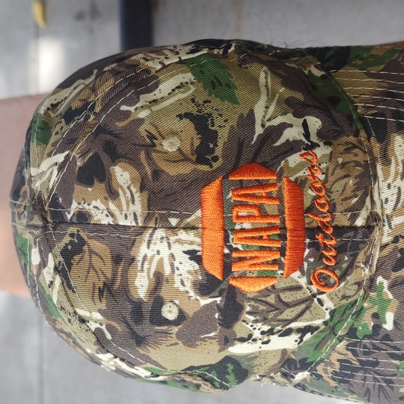 NAPA Outdoors Camo Hat Cap Strap Back Adjustable Napa Know How Hunting - Picture 2 of 9